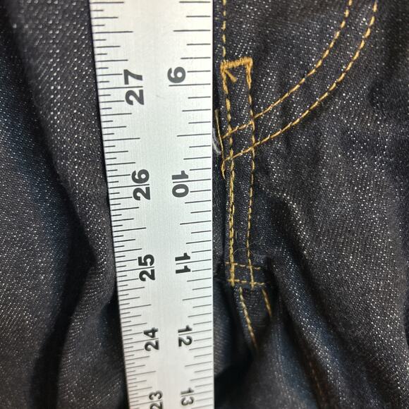 Levi's Mens Athletic Taper Fit Jeans Size 48 Blue Dark Wash Denim Cotton Blend - Picture 5 of 9